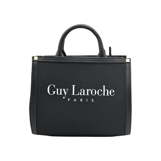 Guy Laroche Paris Borsa shopping in canvas naturale