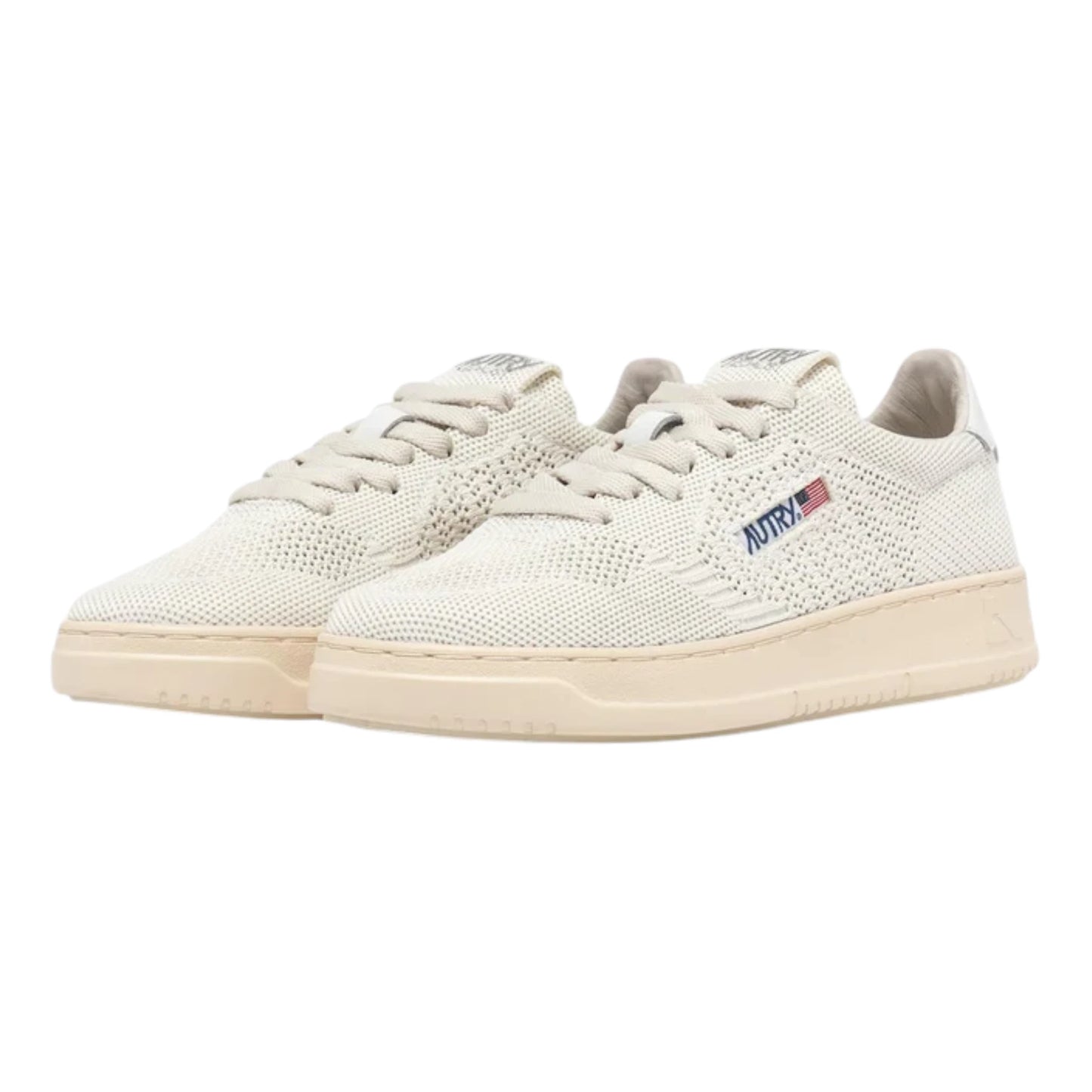 Autry Easeknit Low Man White