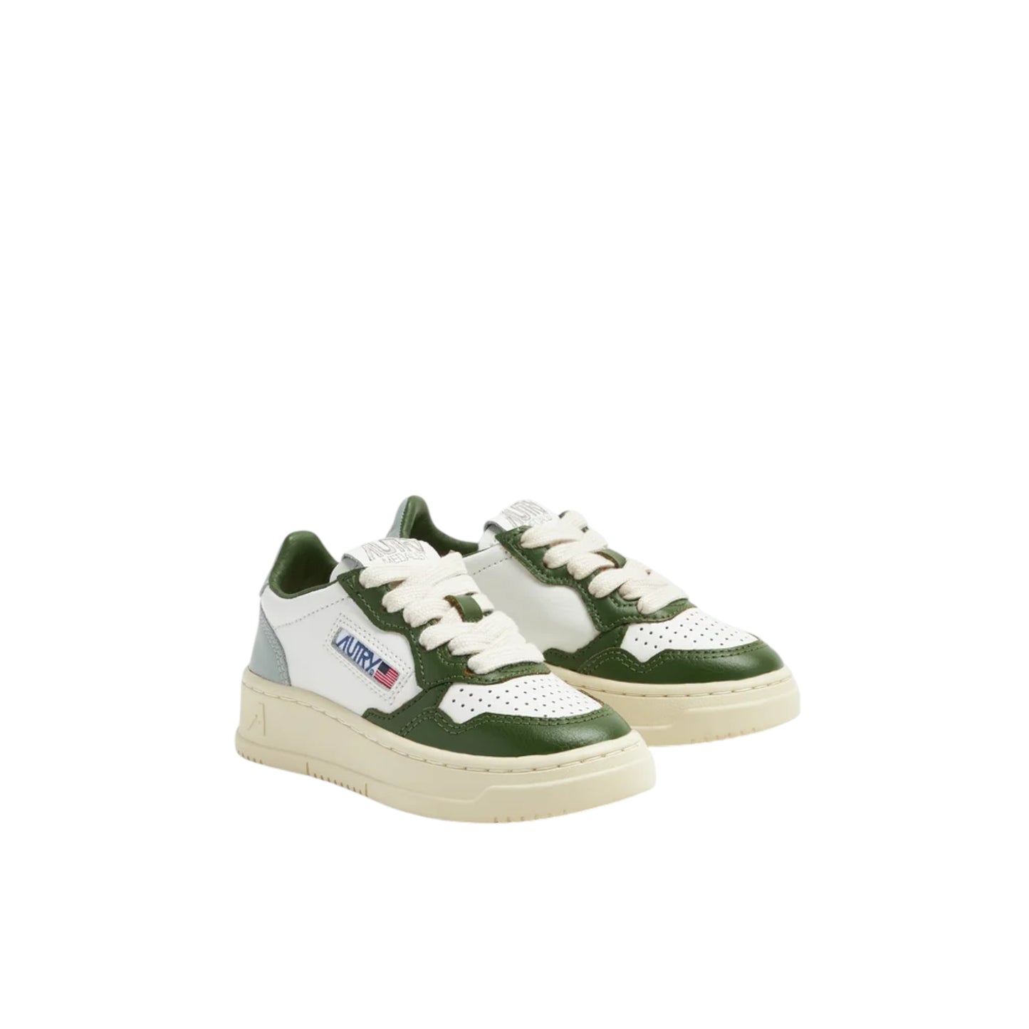 Autry kids medalist low KULK 3C01 green grey white