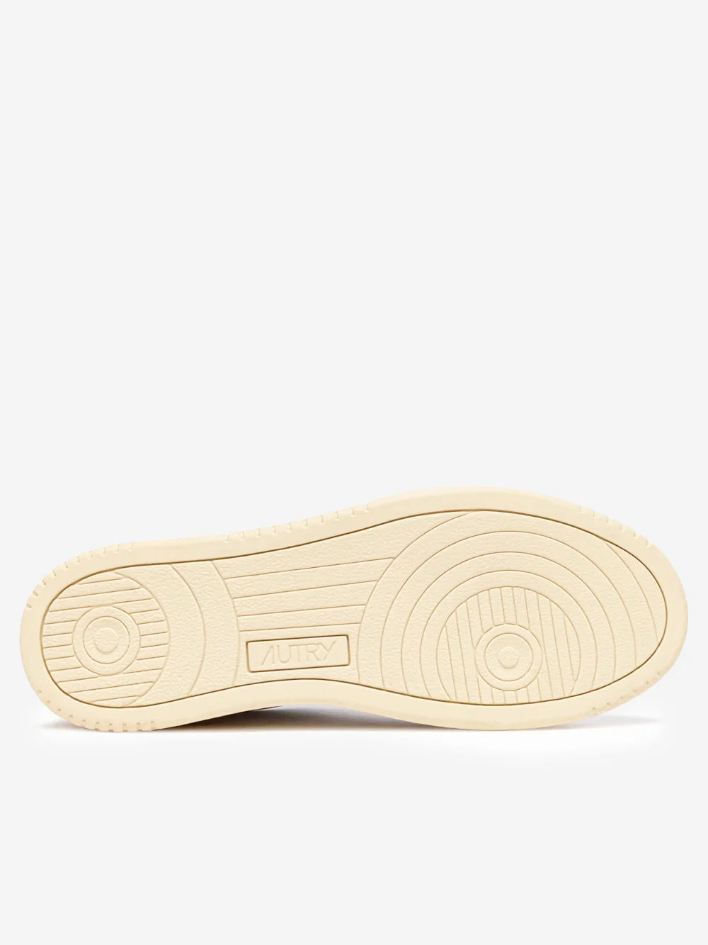 Autry Medalist Low bianca in pelle AULM LL09 Spoiler Giallo