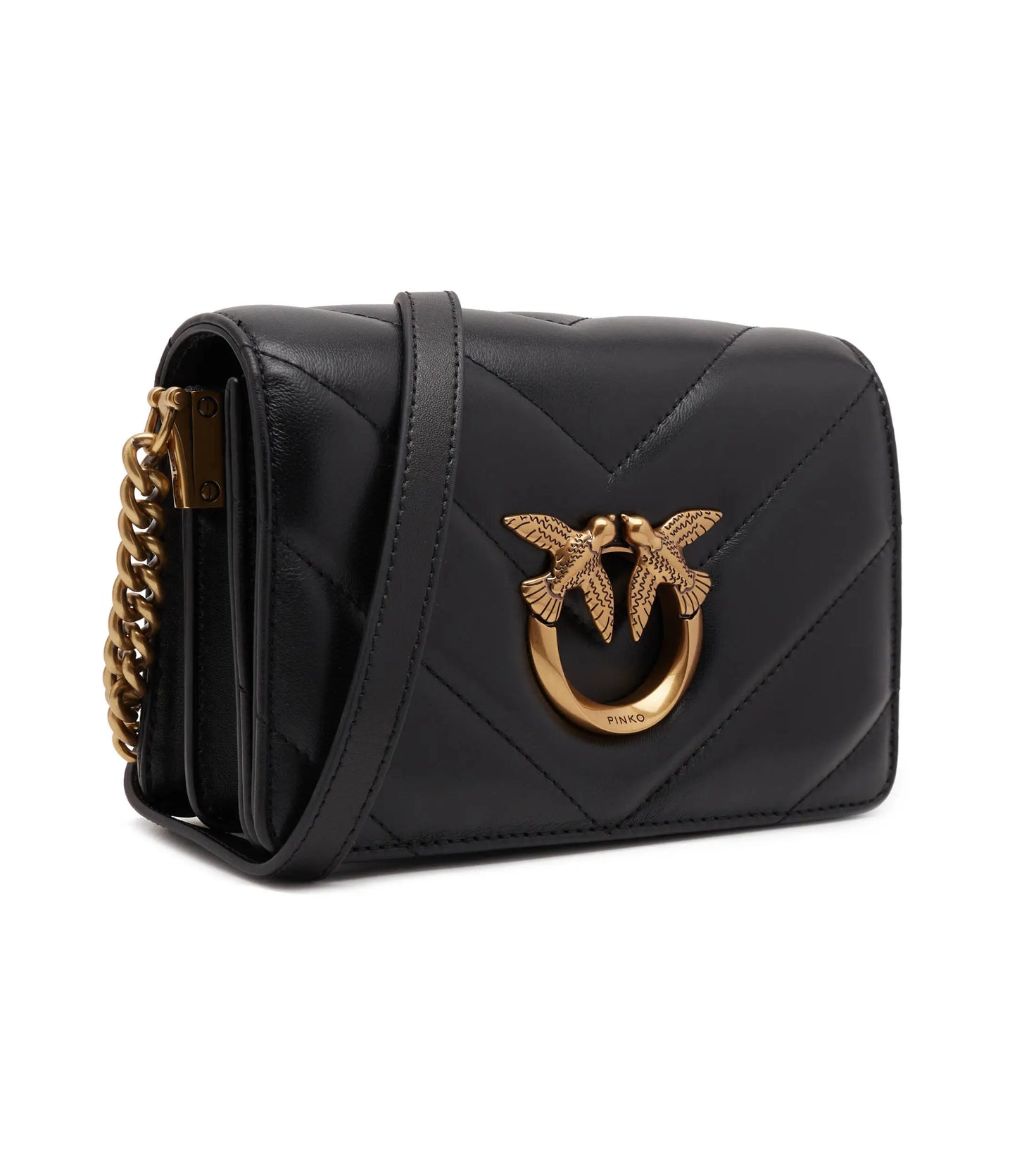 Pinko love click mini sheep nappa big chevron