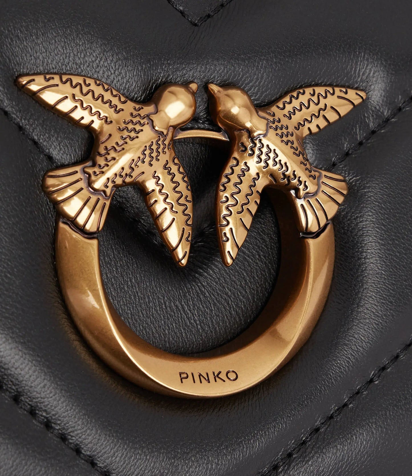 Pinko love click mini sheep nappa big chevron