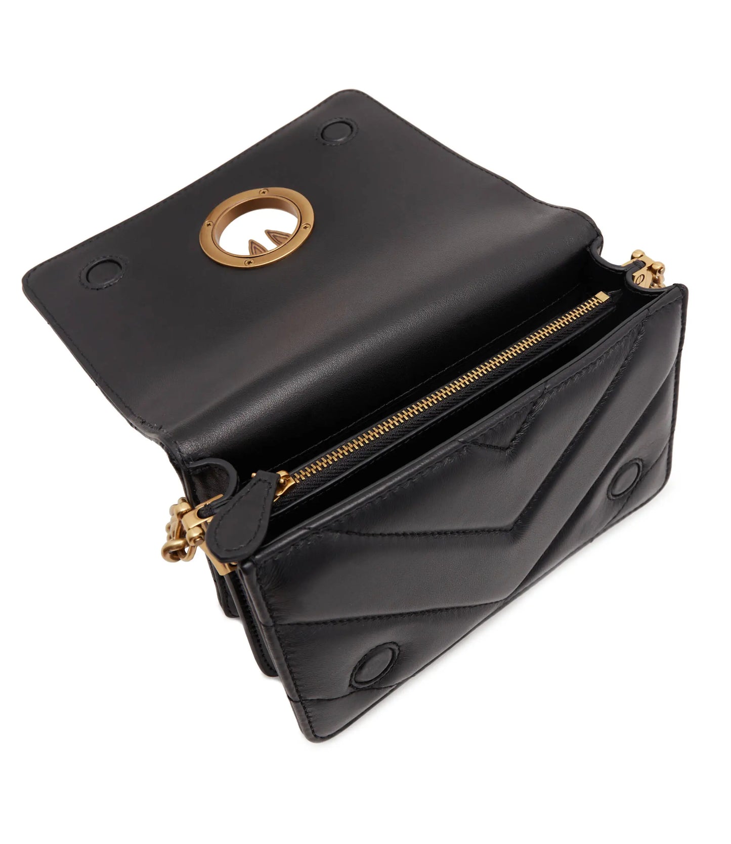 Pinko love click mini sheep nappa big chevron