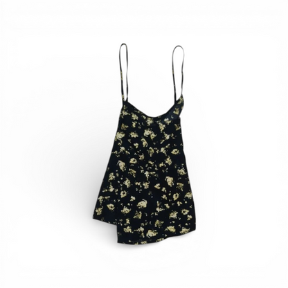 Camiseta deportiva de tirantes con espalda cruzada y estampado floral para mujer de Calvin Klein