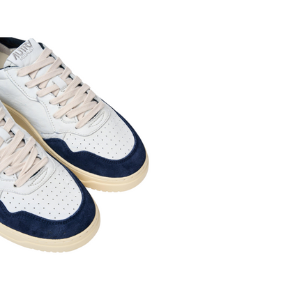Autry Medalist Low in pelle e camoscio Blu Navy AULM GS24 (Man)