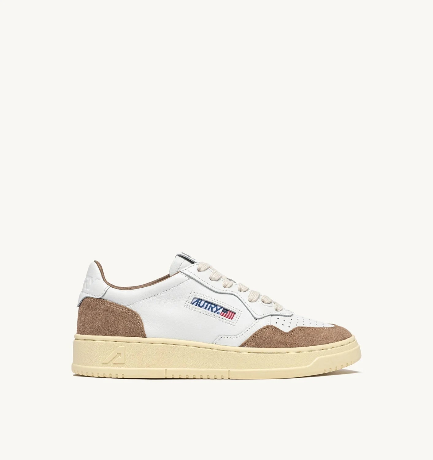 Autry Medalist Low AULW FT02 in Pelle e Camoscio Antilope