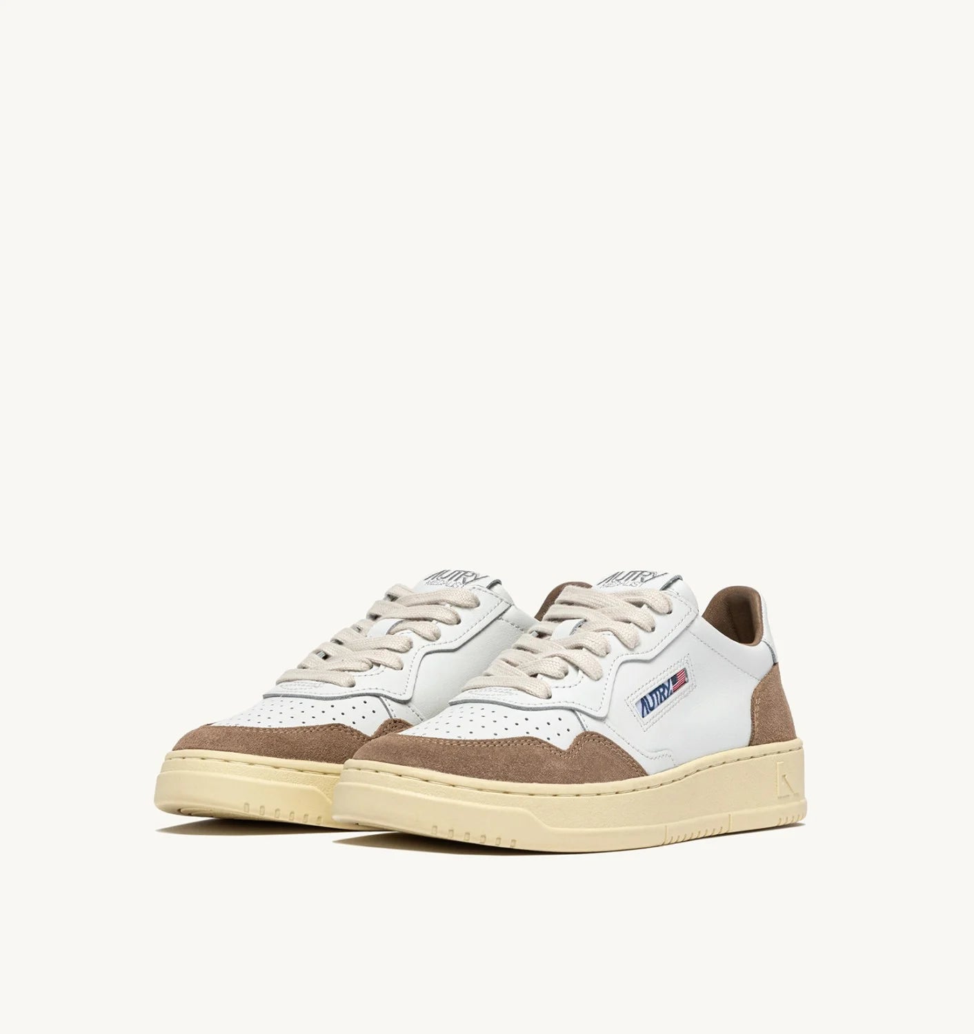 Autry Medalist Low AULW FT02 in Pelle e Camoscio Antilope