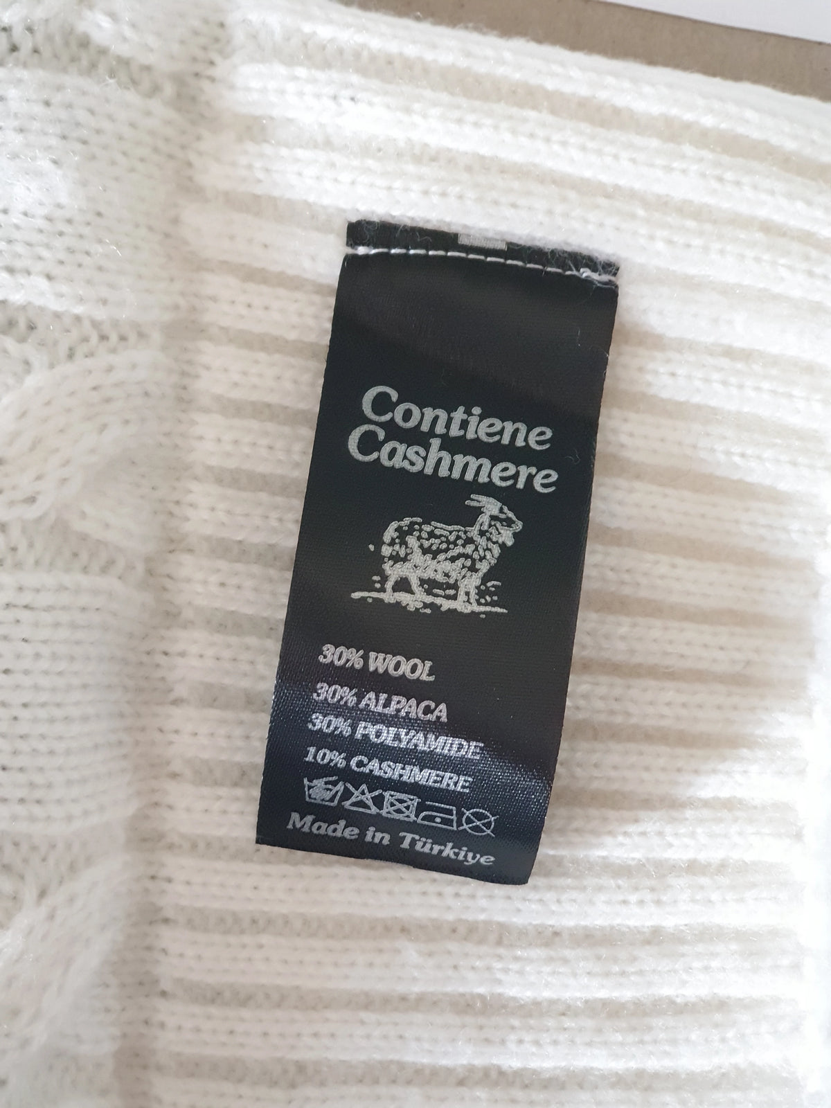 Cappello invernale lana/alpaca/cashmere unisex premium Panna