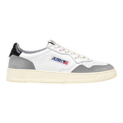 Autry Medalist Low in pelle e camoscio Grigio AULM GS23 spoiler Nero (Man)