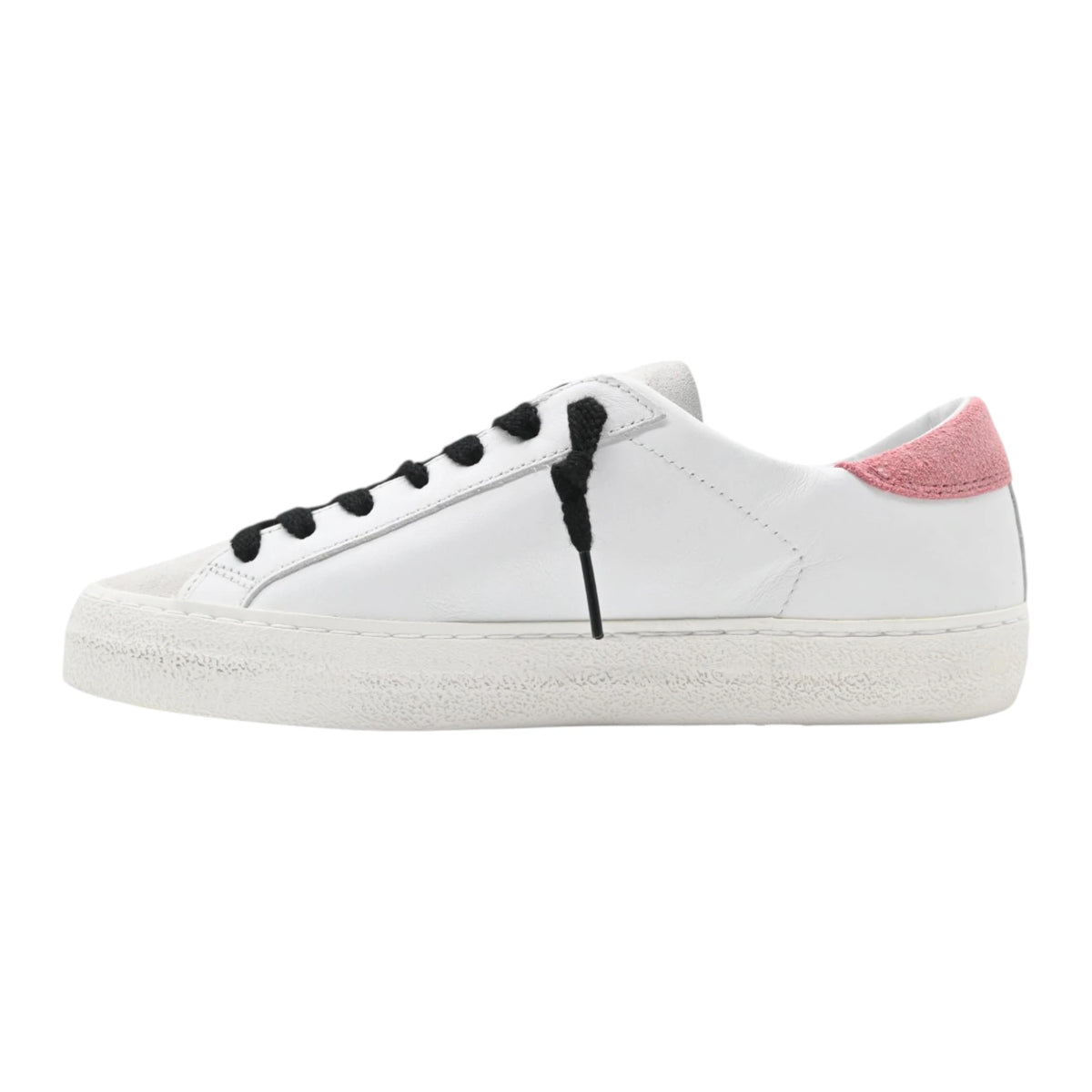D.A.T.E. HILL LOW CALF WHITE-PINK