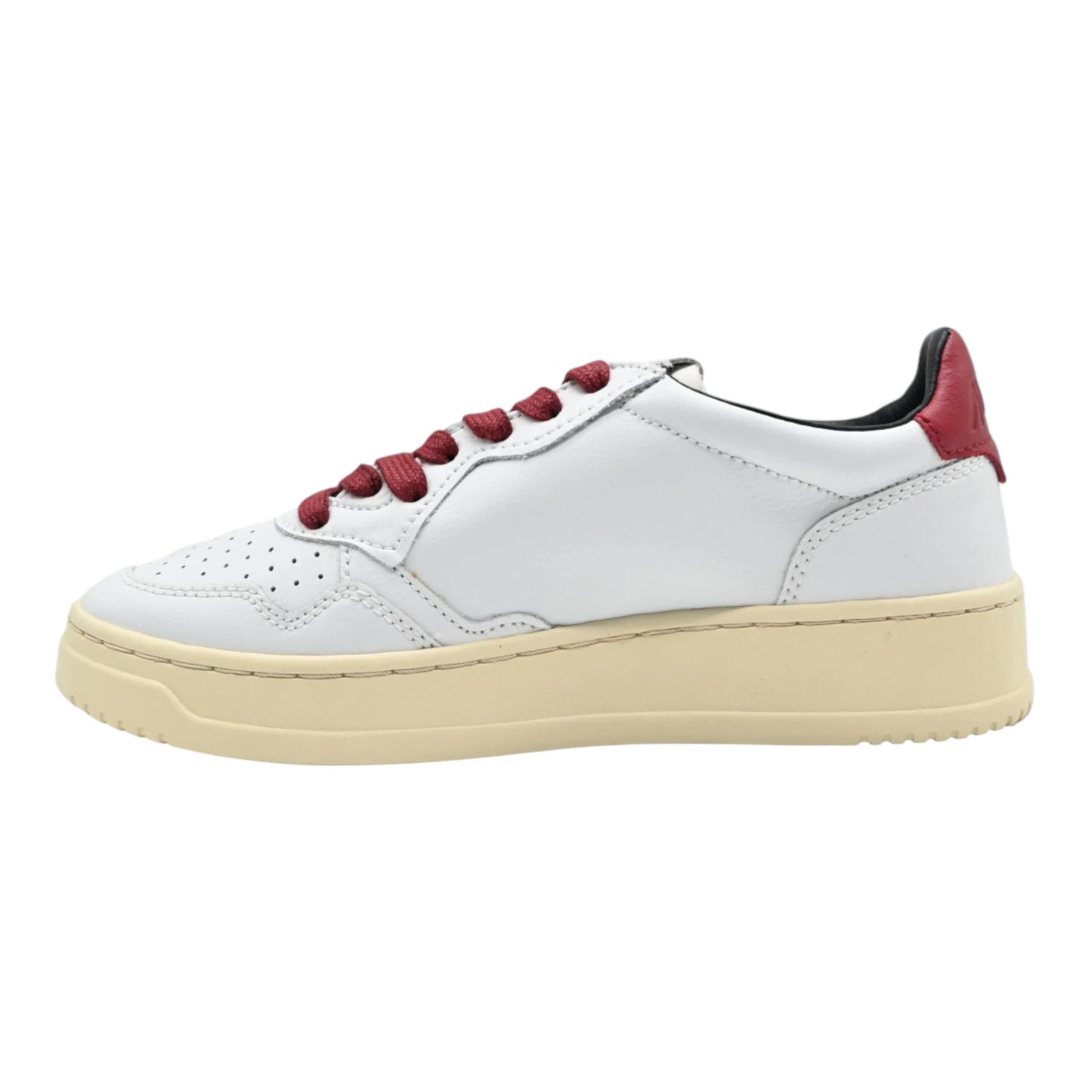 Autry Medalist Low bianca in pelle Spoiler Ross AULW LN31