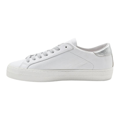 D.A.T.E. HILL LOW CALF WHITE-SILVER