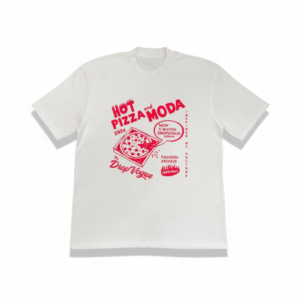 DropVogue T-Shirt "Hot Pizza"