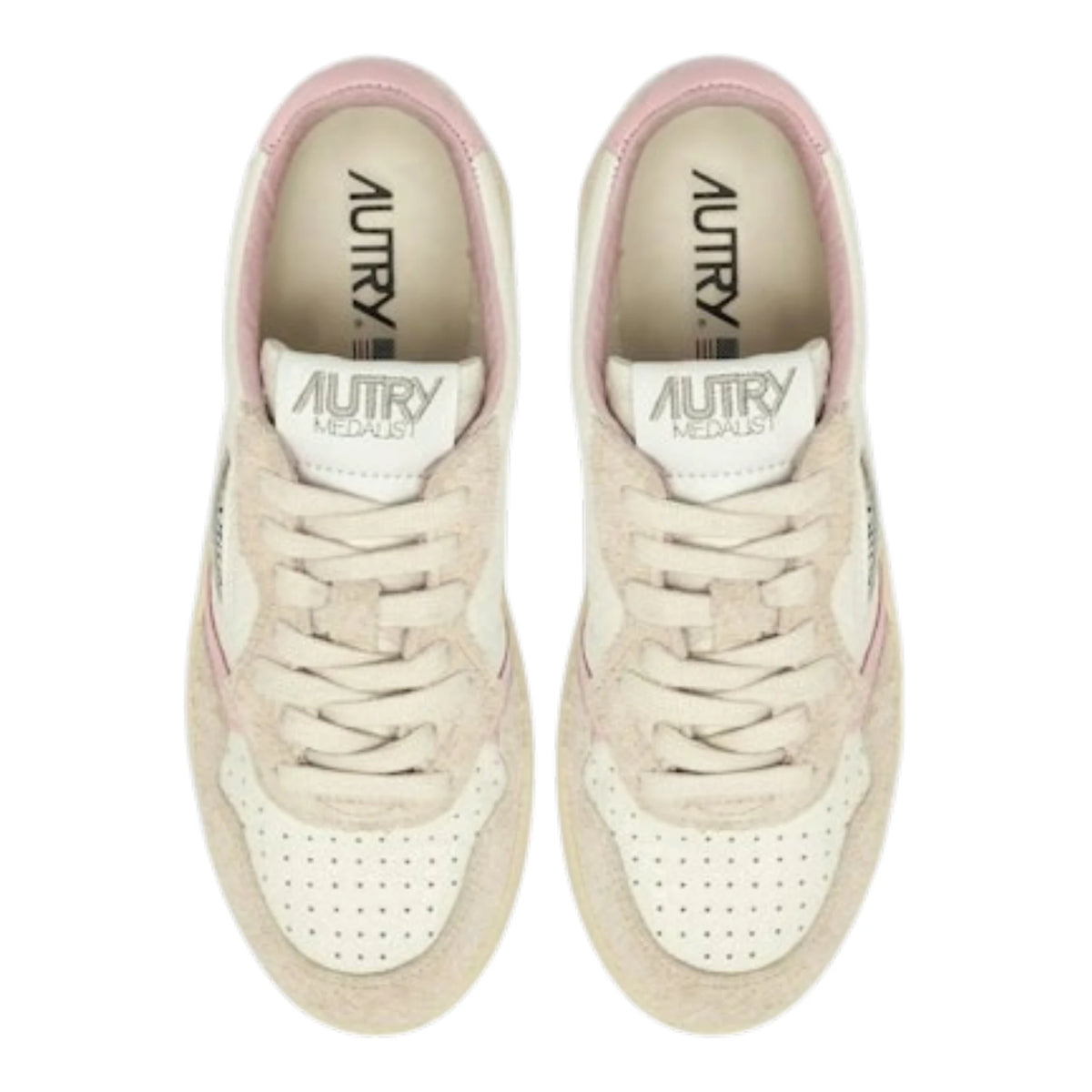 Autry Medalist Low AULW HE03 in Pelle Martellata (Woman)
