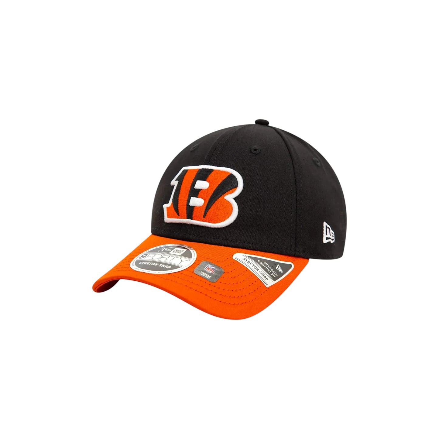 New Era cappellino Cincinnati Bengals ADJUSTABLE 9FORTY Nero/Arancione