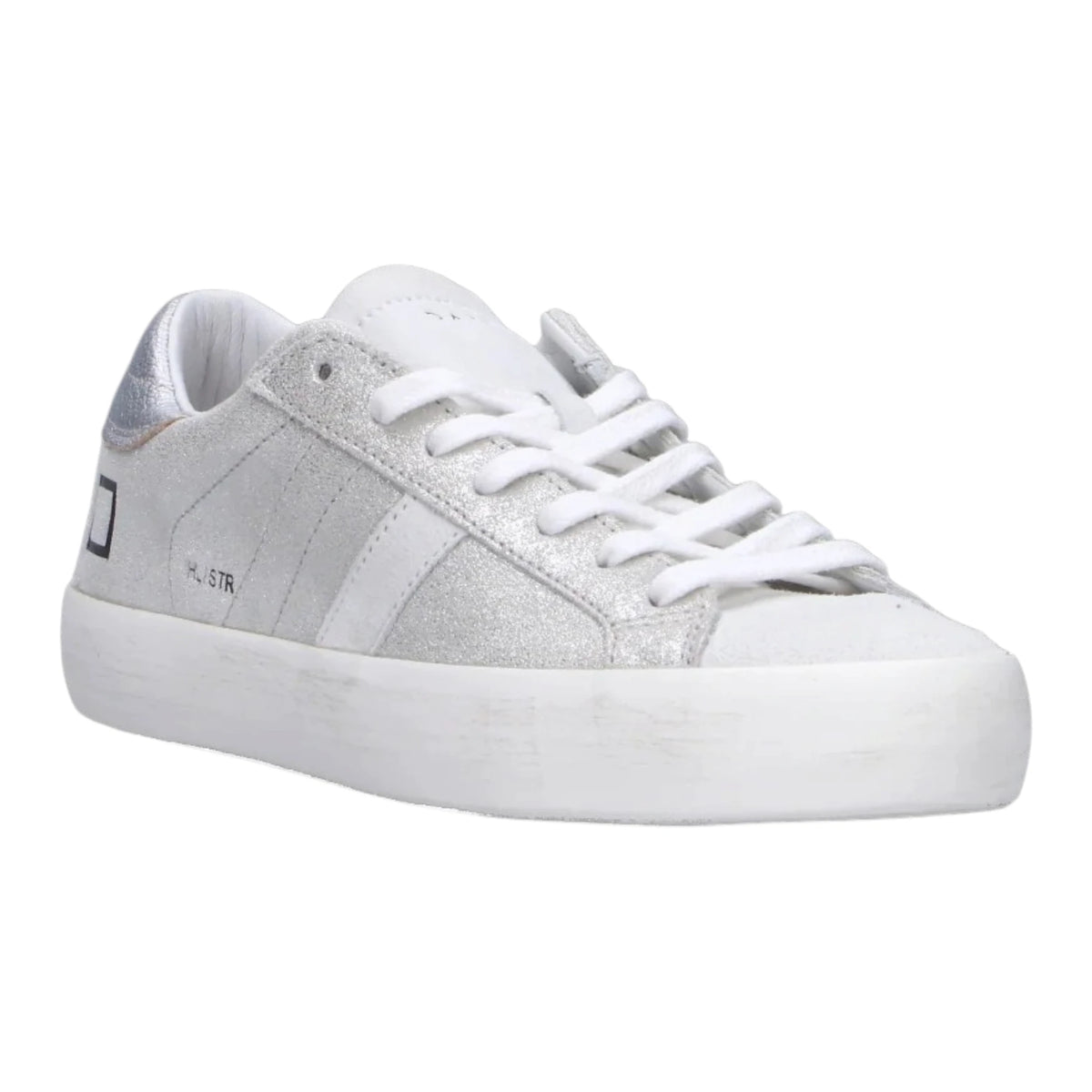 D.A.T.E. HILL LOW CALF SILVER-SILVER