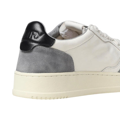 Autry Medalist Low in pelle e camoscio Grigio AULM GS23 spoiler Nero (Man)