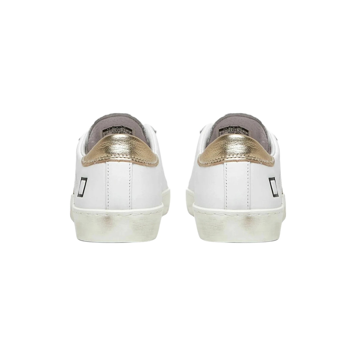 D.A.T.E. HILL LOW CALF WHITE-GOLD