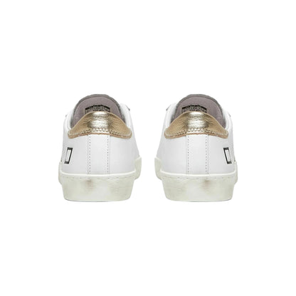 D.A.T.E. HILL LOW CALF WHITE-GOLD