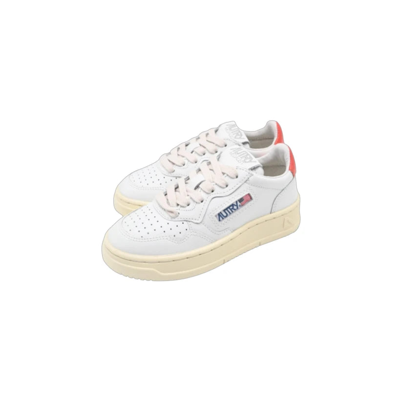 Autry kids medalist low KULK LL18 white pink red