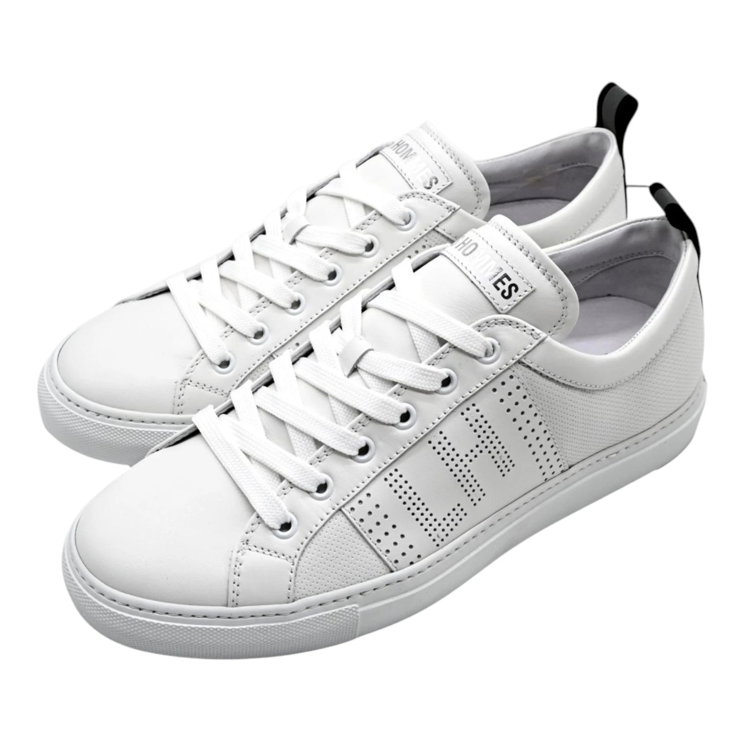 Les Hommes Sneakers Low Man Total White Total Leather