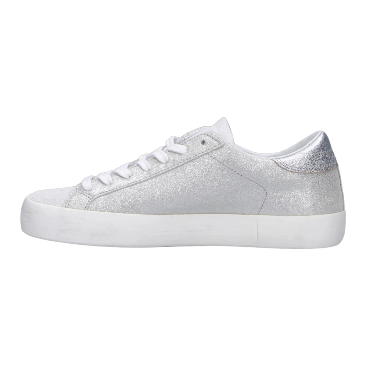 D.A.T.E. HILL LOW CALF SILVER-SILVER