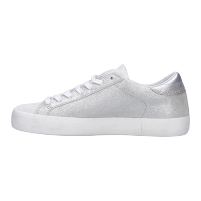 D.A.T.E. HILL LOW CALF SILVER-SILVER