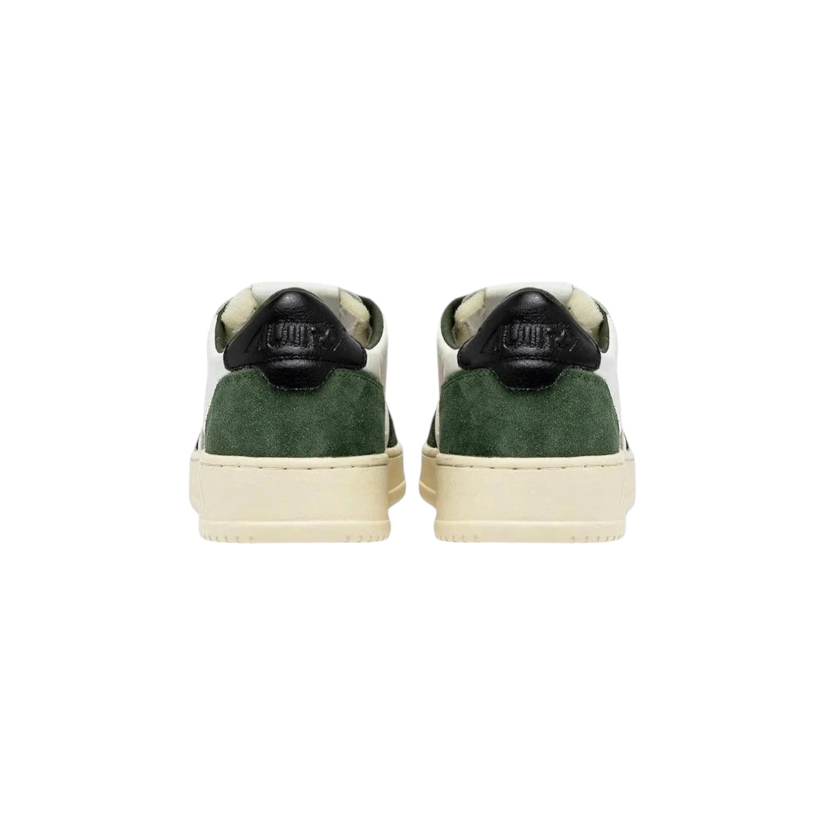 Autry Medalist Low in pelle e camoscio Verde Bosco AULM GS22 spoiler Nero (Man)