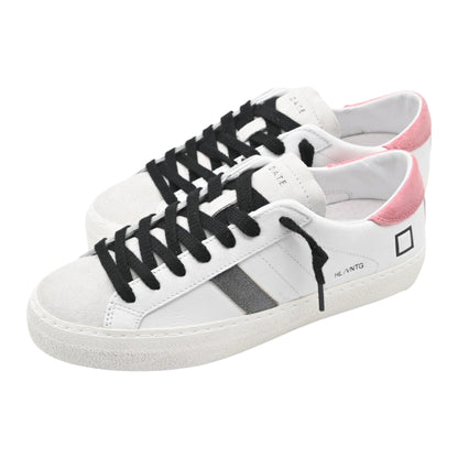 D.A.T.E. HILL LOW CALF WHITE-PINK