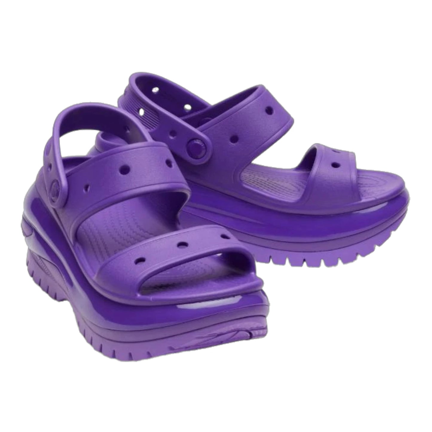 Sandali Crocs unisex Mega Crush - Viola neon
