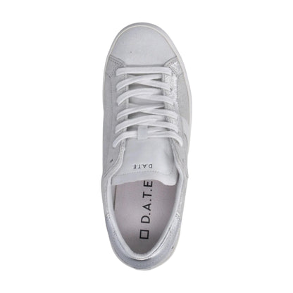 D.A.T.E. HILL LOW CALF SILVER-SILVER