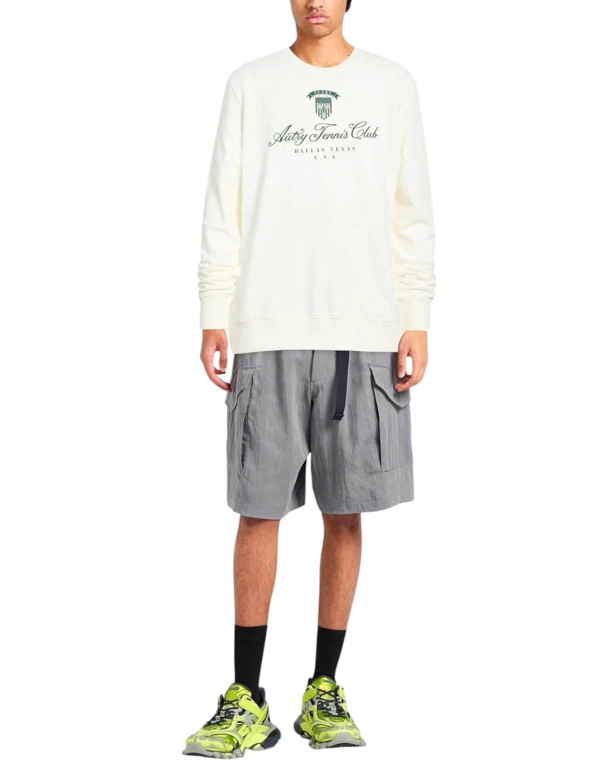 Autry Swaetshirt Tennis Club Bianco/Panna (Man)