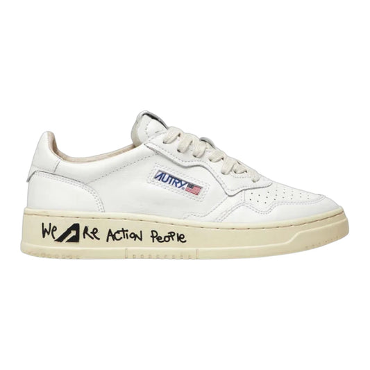 Autry sneakers medalist low pelle bianca AULM LD06