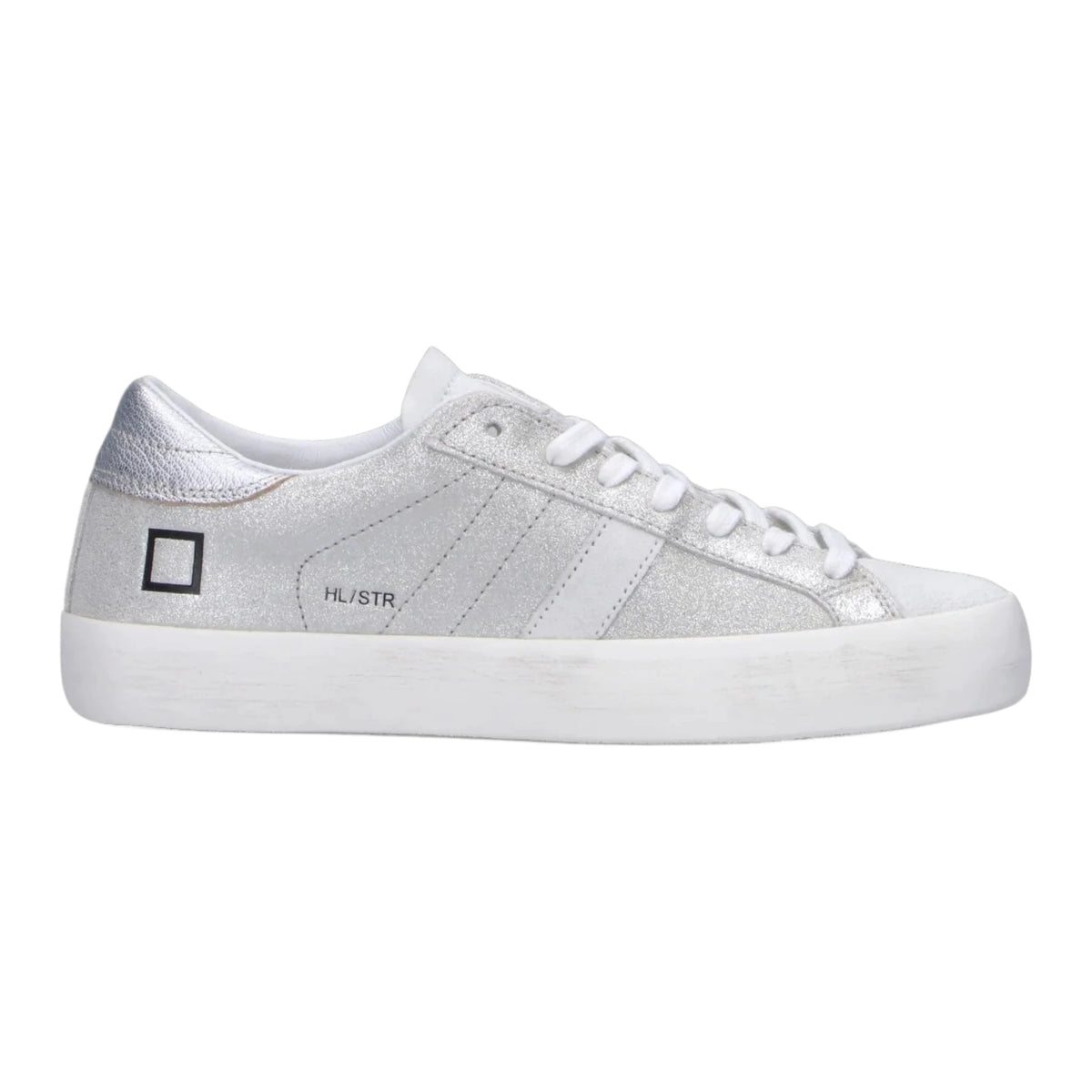 D.A.T.E. HILL LOW CALF SILVER-SILVER