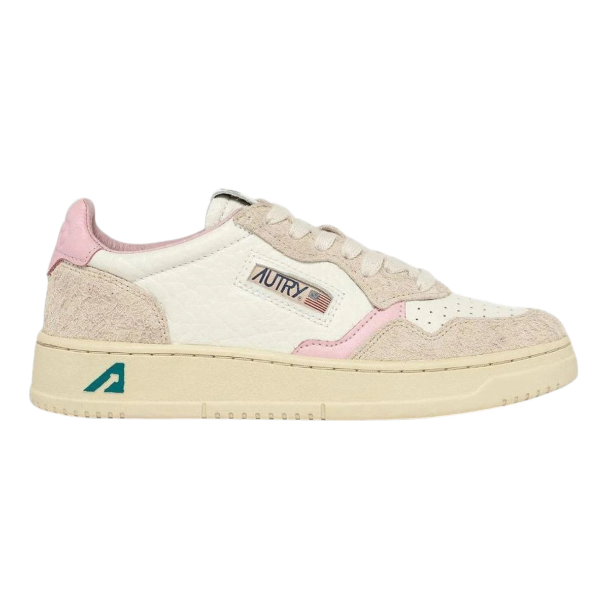 Autry Medalist Low AULW HE03 in Pelle Martellata (Woman)