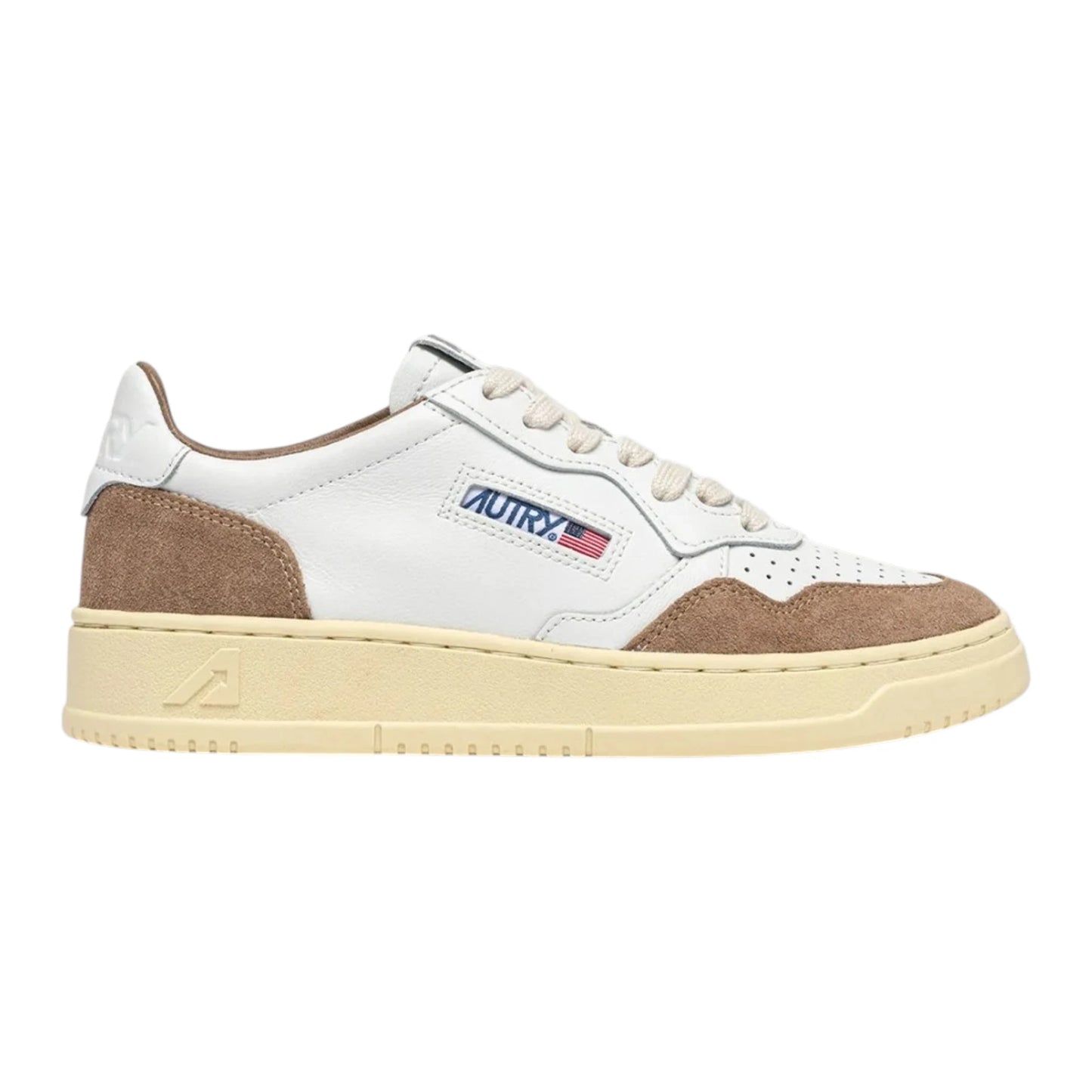 Autry Medalist Low AULW FT02 in Pelle e Camoscio Antilope