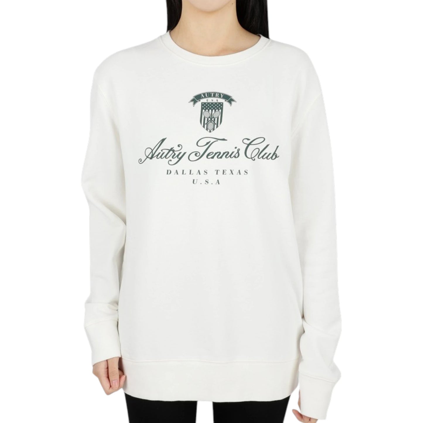 Autry Swaetshirt Tennis Club Bianco/Panna (Woman)