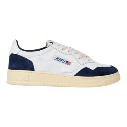 Autry Medalist Low in pelle e camoscio Blu Navy AULM GS24 (Man)