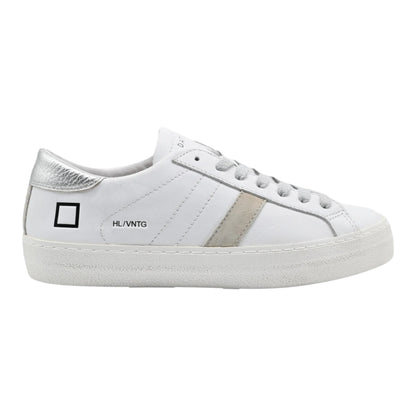 D.A.T.E. HILL LOW CALF WHITE-SILVER