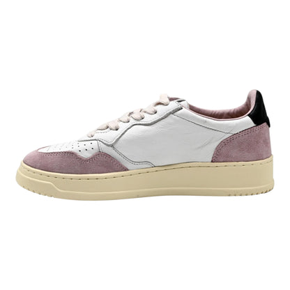 Zapatillas Autry Medalist Low de piel y ante Spoiler Negro AULW GS20