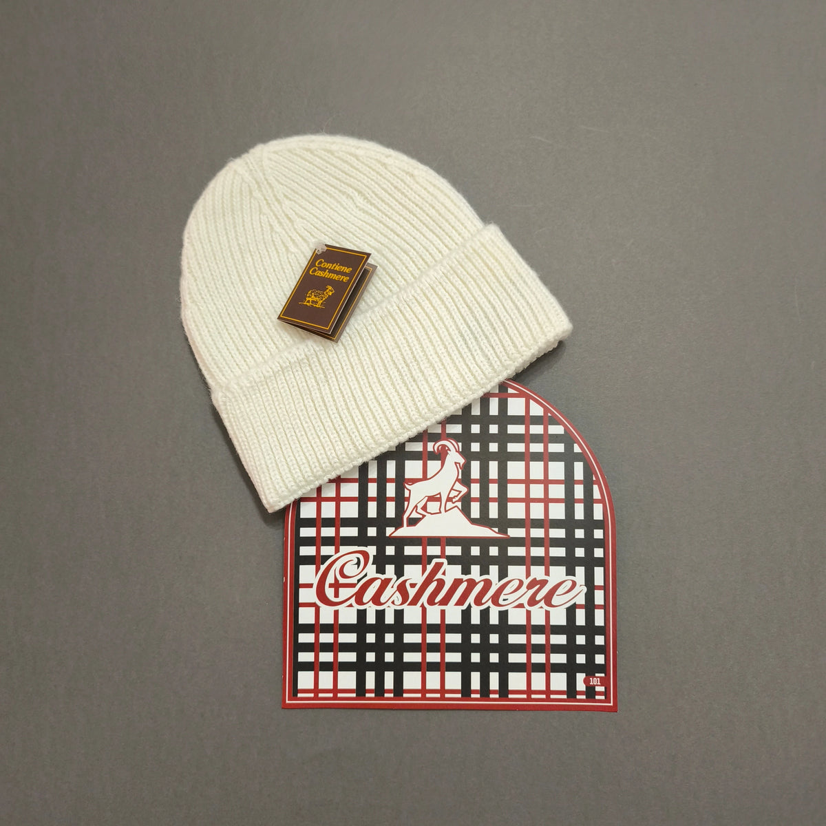 Cappello invernale lana/alpaca/cashmere unisex premium Panna
