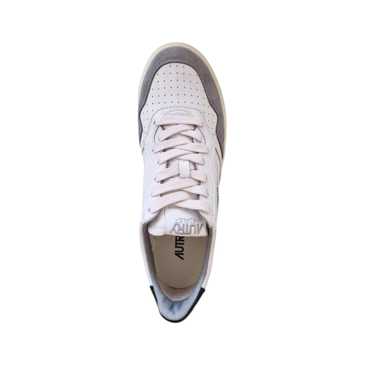 Autry Medalist Low in pelle e camoscio Grigio AULM GS23 spoiler Nero (Man)