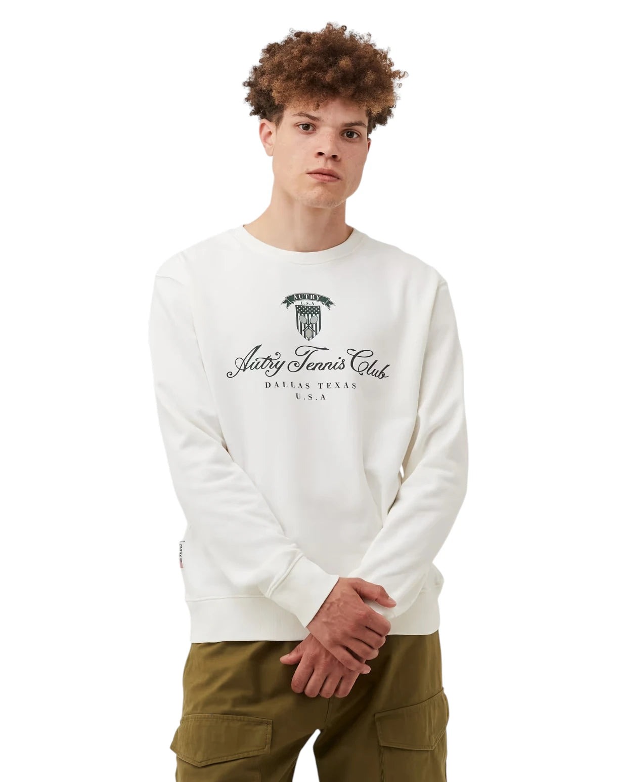 Autry Swaetshirt Tennis Club Bianco/Panna (Man)