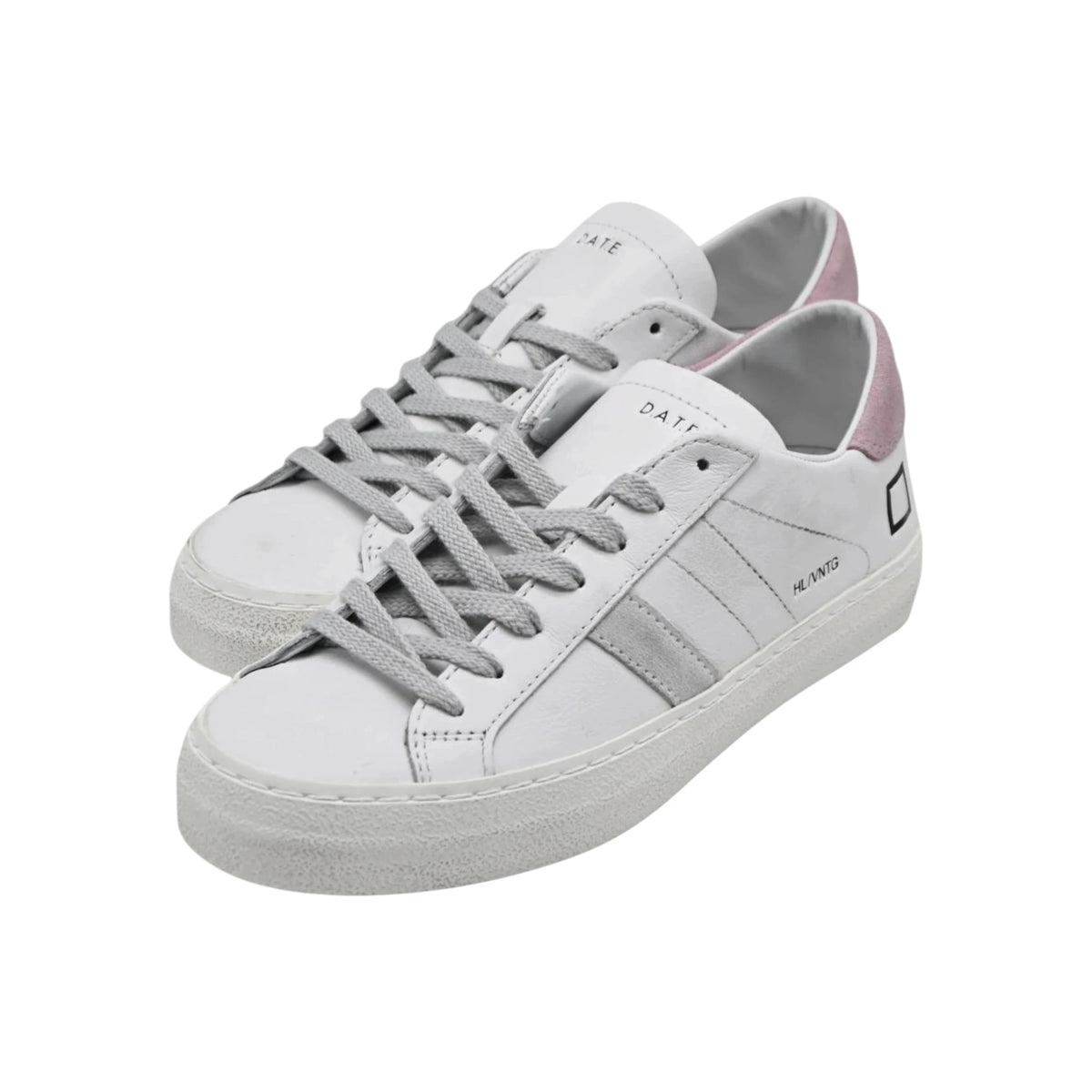 D.A.T.E. HILL LOW CALF WHITE-PINK