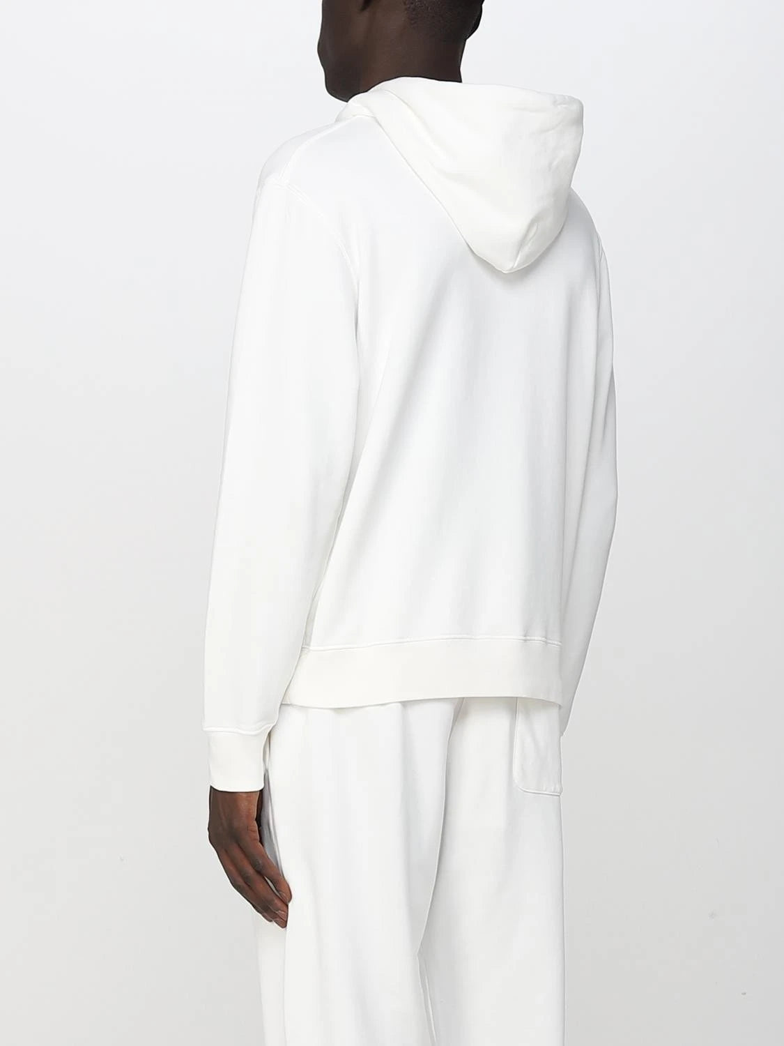 Autry Felpa Action People in Cotone con cappuccio Bianco/Panna (Man)