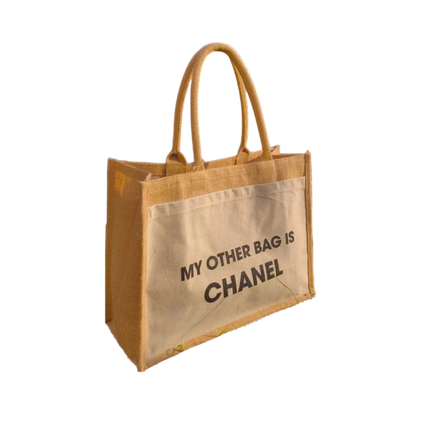 Borsa da Spiaggia e Shopper "My Other Bag is Chanel"