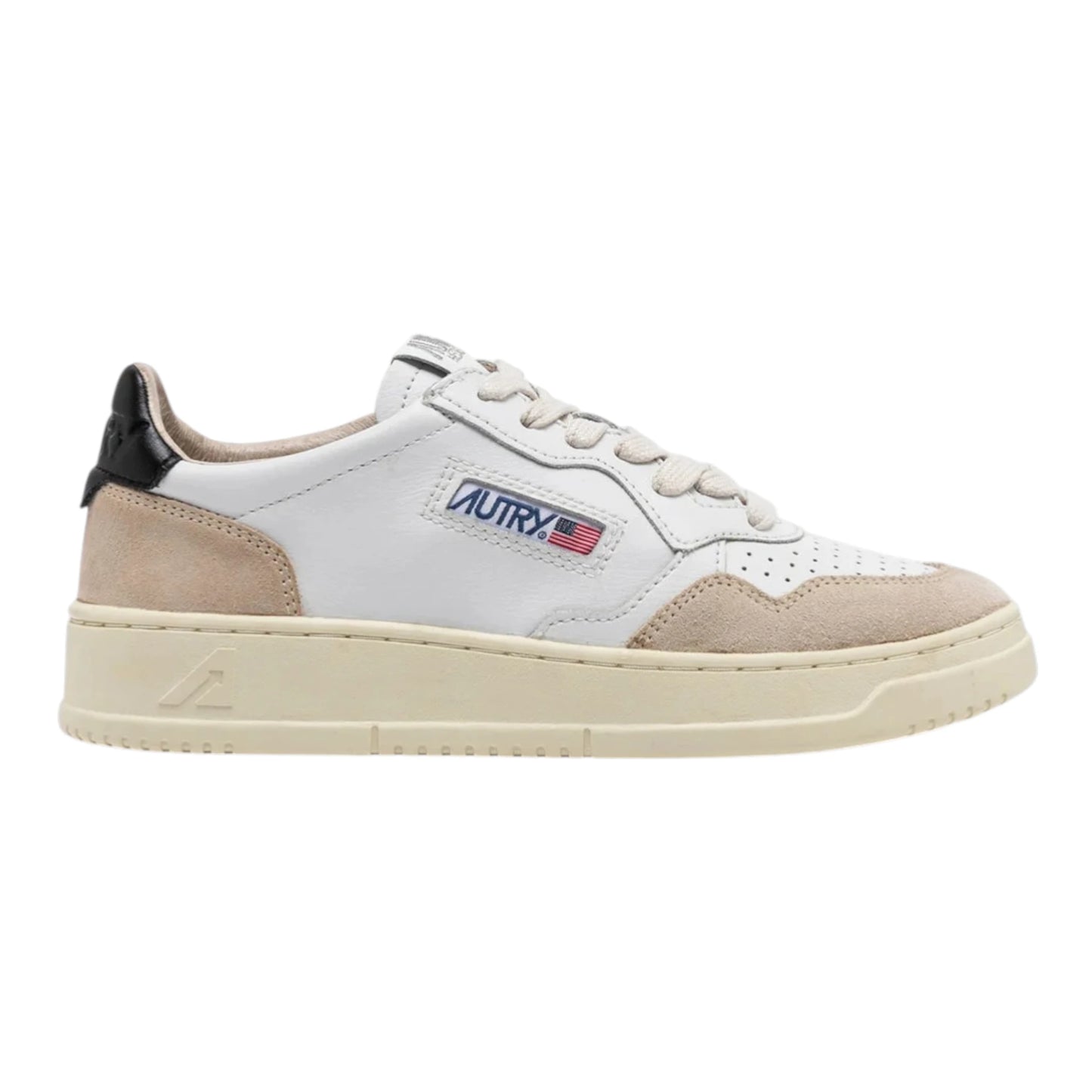 Autry sneakers medalist basses en cuir et daim, spoiler noir AULM LS21