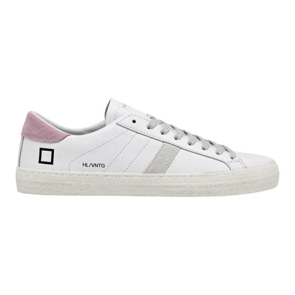 D.A.T.E. HILL LOW CALF WHITE-PINK