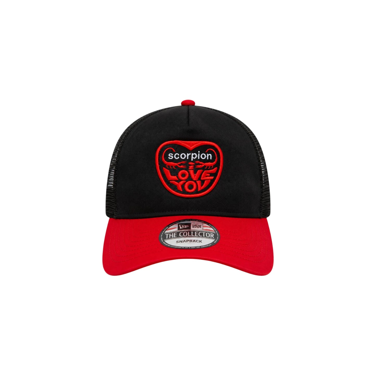 New Era cappellino "SCORPION LOVE YOU" The Golfer SNAPBACK Nero/Rosso