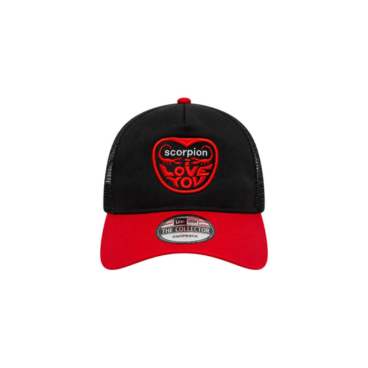 New Era cappellino "SCORPION LOVE YOU" The Golfer SNAPBACK Nero/Rosso